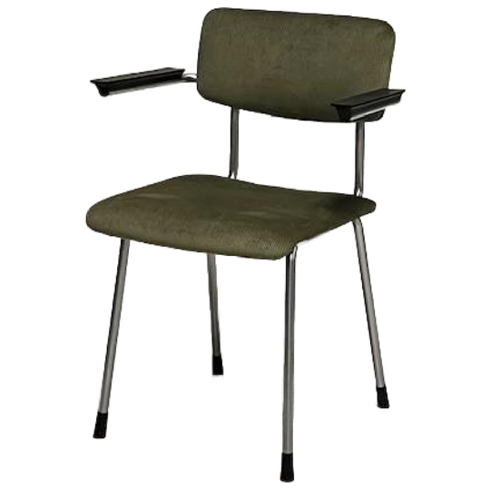 Gispen | Vintage Eetkamerstoel Groen 1