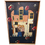 Kunst, Schilderij, Abstract Geverfd, Signatuur Plaisier. J thumbnail 1