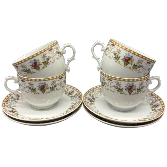Furstenberg Set Kop En Schotels 8 Delig 50's 1
