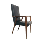 Mid-century Fauteuil With High Backrest By German Designer Josef Hillerbrand thumbnail 1