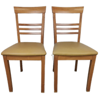 Vintage Eetkamerstoelen Set 2 Stuks