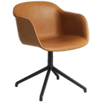 Muuto / Fiber Armchair / Swivel Base / Cognac thumbnail 1