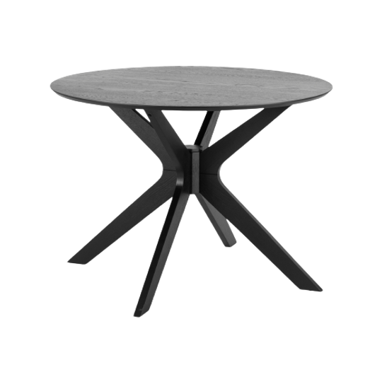 Glasgow Salontafel - Ø80 Cm - Zwart 1