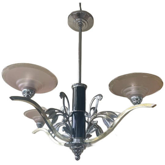 Hanglamp Plafondlamp Lamp Art Deco 1940 Papagaaien Frans 1