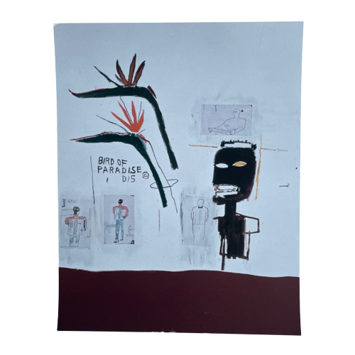 Jean Michel-Basquiat  (1960-1988), Bird Of Paradise, 1985..