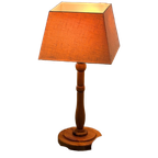 Vintage Rare Ikea Pine Wood Table Lamp thumbnail 1