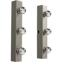 Set Van 2 Rvs Spiegellampen 70290 70324