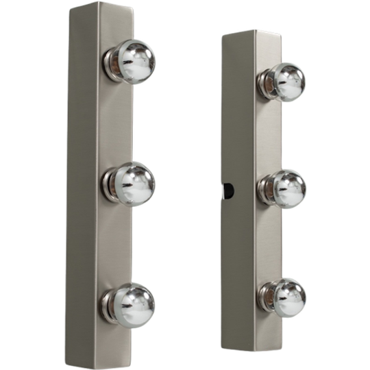 Set Van 2 Rvs Spiegellampen 70290 70324 1