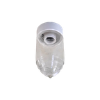 Nk34 – Stallamp – Porseleinen Voet, Glazen Kap thumbnail 1