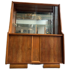 Vintage Houten Vitrinekast / Kast / Etagere thumbnail 1