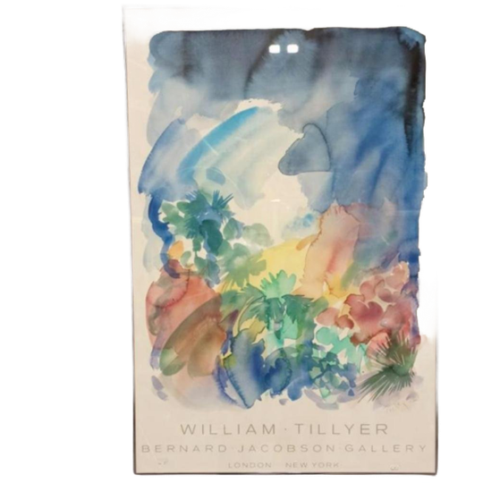 Vintage Litho Poster, William Tillyer, Jacobson Gallery 1