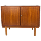 Scandinavisch Vintage Teak Fineren Kast thumbnail 1