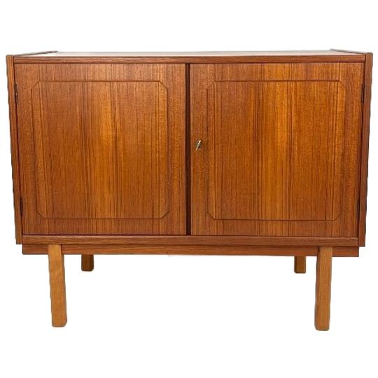 Scandinavisch Vintage Teak Fineren Kast 1