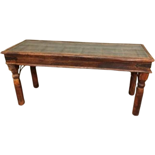 Vintage Grote Xl Oosters Sidetable Console Tafel, 174 Cm