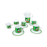 Vintage Kunststof Mickey Mouse Servies