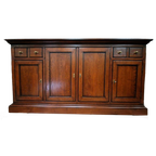 Klassieke Donker Kersen Dressoir, Wandtafel, Console thumbnail 1