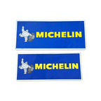 2 X Michelin Blikken Reclamebord, Reclamebordjes. thumbnail 1