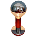 Space Age Tafellamp In Verchroomd Metaal, Jaren 70 thumbnail 1