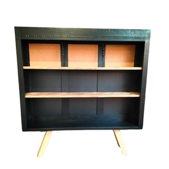 Zwarte Servieskast, Boekenkast, Displaykast 1