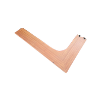 Wandplank Hout Teak Fineer