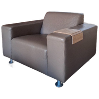 Loveseat, Leer, In Zeer Goede Staat