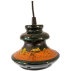 Vintage Hanglamp Keramieke Hanglamp Jaren 70 Oranje thumbnail 1