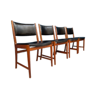 4x Deens Design Stoelen, Søren Willadsen, Midcentury