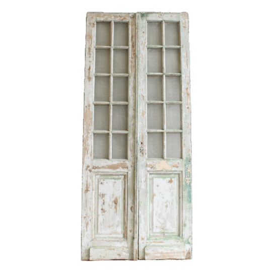 Oude Franse Deuren Met Glas 1