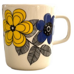 Marimekko Blue/Yellow Oiva Kestit thumbnail 1