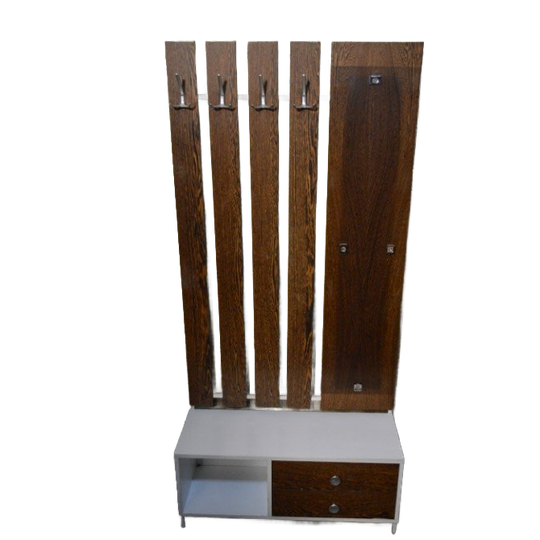 Vintage Halmeubel Toegeschreven Aan Cees Braakman Voor Pastoe 1