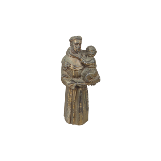 Metalen Beeldje St Antonius 1