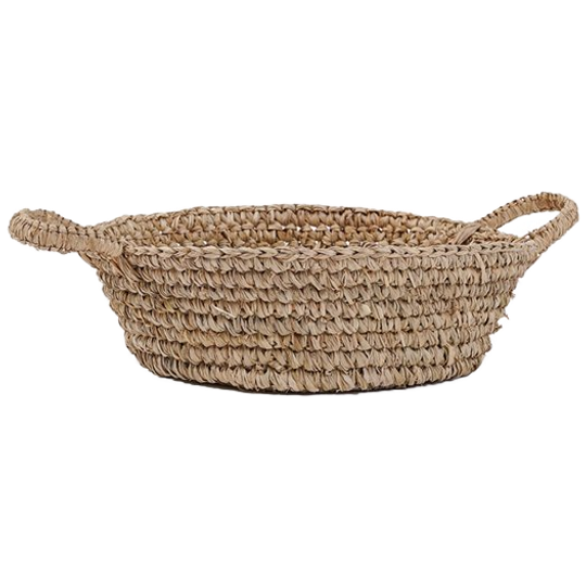 Bazar Bizar | Raffia Mandtrays - Natuurlijk - S 1