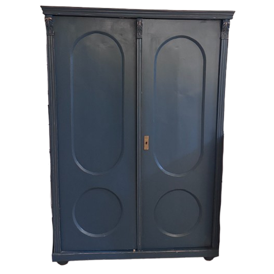 Prachtige Vintage Blauwe Kast 1