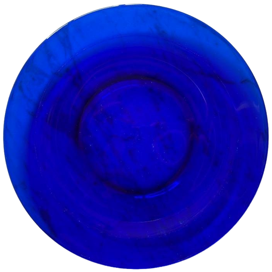 4x Dinerbord Donkerblauw Glas 1