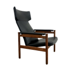 Soren Hansen Model 4365 Wing Chair For Fritz Hansen Denmark 1960S thumbnail 1