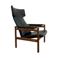 Soren Hansen Model 4365 Wing Chair For Fritz Hansen Denmark 1960S