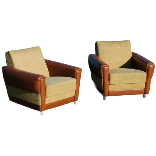 Vintage Clubfauteuils Lounge Fauteuils 1
