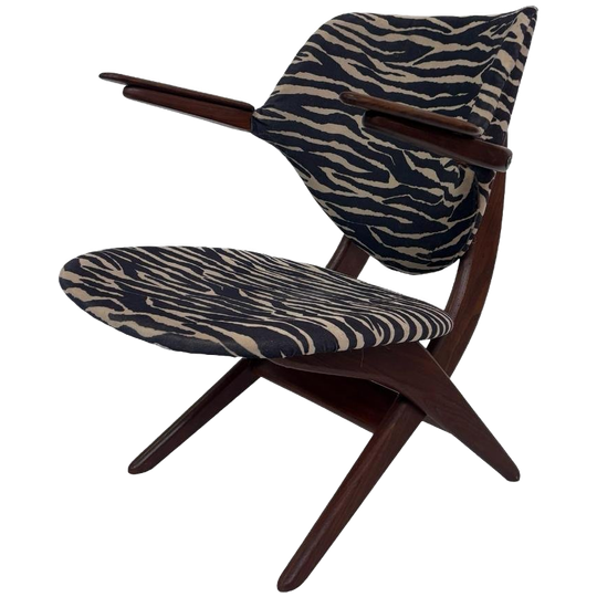 Vintage Pelikaan Fauteuil Louis van Teeffelen Voor Webe 1960 1