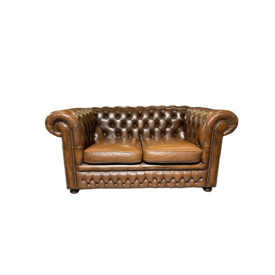 Engelse Springvale Chesterfield Bankstel 3+2 Zits Bruin 1