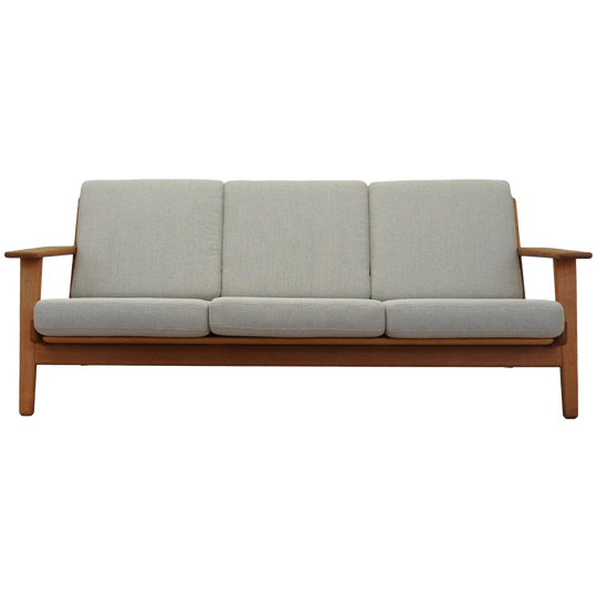 Oak Sofa, Danish Design, 1960s, Designer: Hans J. Wegner, Manufacturer: Getama 1