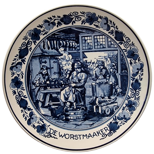 Royal Goedewaagen Bord De Worstenmaker 1