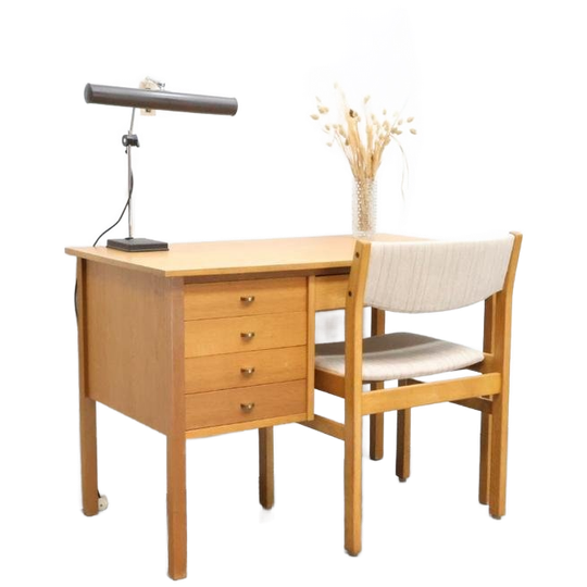 Deens Bureau Vintage Eiken 1