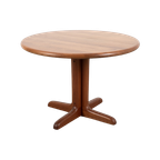 Ronde Deense Eettafel, Vol Teak Hout 69269 thumbnail 1