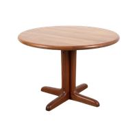 Ronde Deense Eettafel, Vol Teak Hout 69269