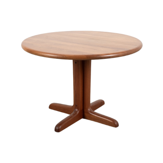 Ronde Deense Eettafel, Vol Teak Hout 69269 1