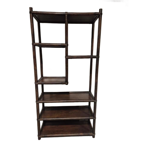 Vintage Boho Bamboe Kast Room Divider 1