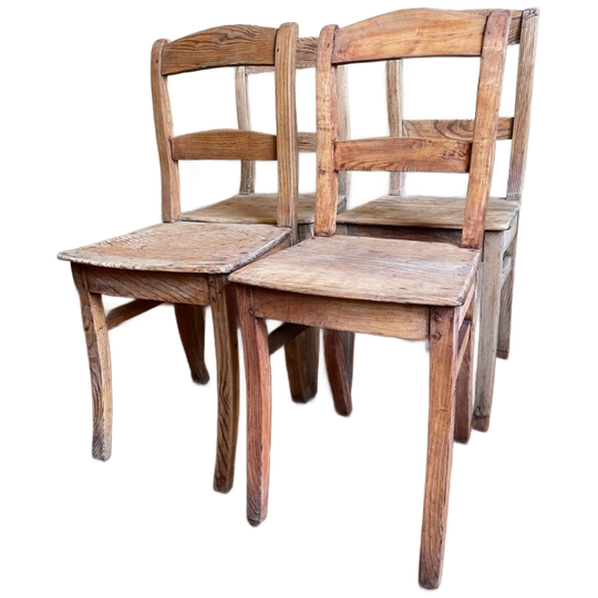 4X Bistrostoelen Stoelen Keukenstoelen Frans Landelijk 1