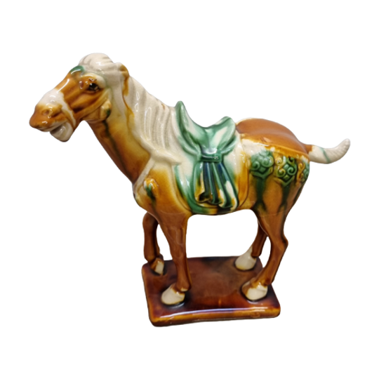 Vintage Chinees Tang Dynastie Stijl Paard Jaren 70 1