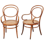 2 Art Nouveau Deco Stoel Jacob & Josef Kohn Wien Thonet 20E thumbnail 1