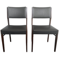 2x Teak Eetkamerstoelen